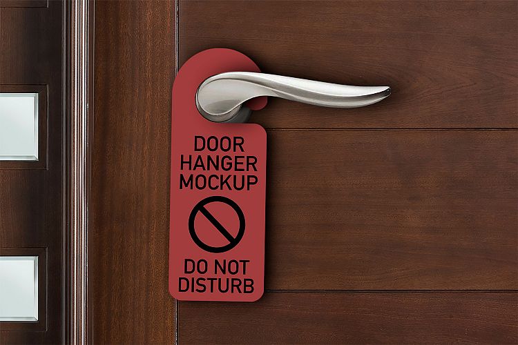 Door Hanger Mockup