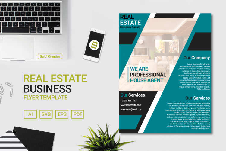 Real Estate Business Flyer Template | US Flyer Size