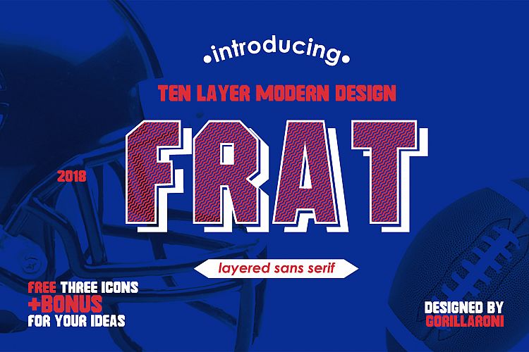 FRAT FONT - MODERN UPPERCASE SANS SERIF by Gorillaroni