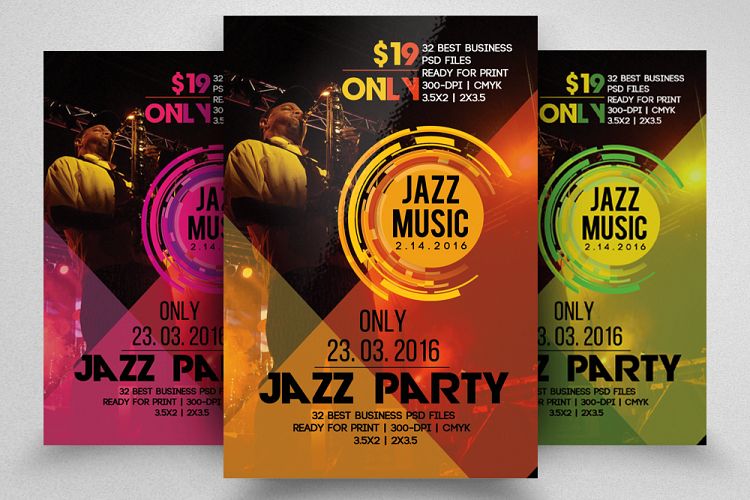 Jazz Night Party Flyer