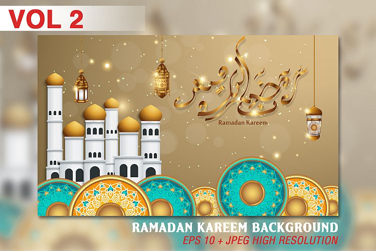 Ramadan Kareem background - VOL 2