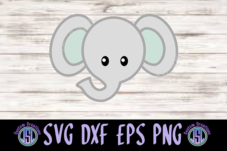 Baby Elephant | SVG DXF EPS PNG Digital Cut File Download