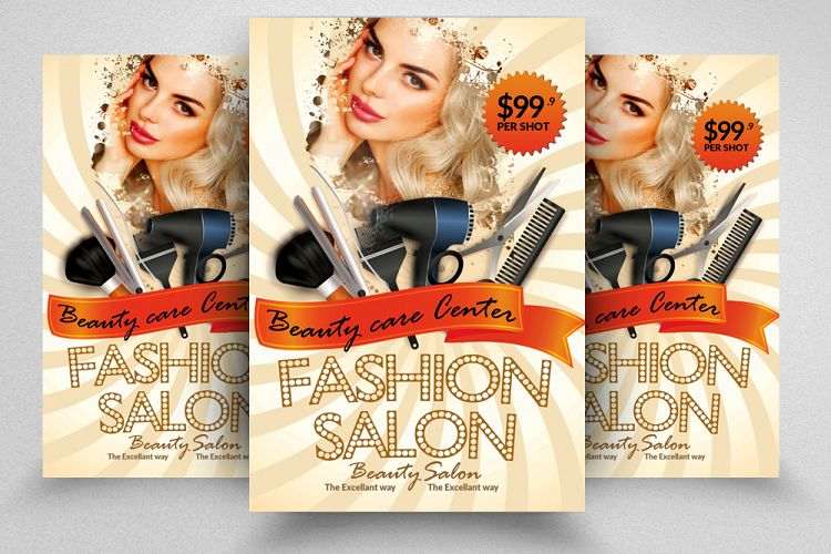 Spa & Beauty Salon Flyer Template