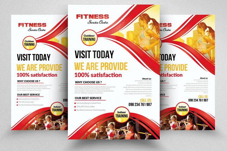Fitness   Health Flyer