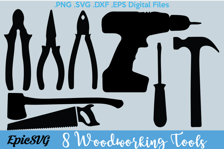 Download Woodworking Tools | .SVG .DXF | clipart Vector Graphic ...