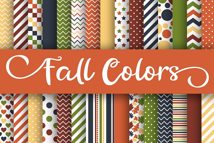 Fall Colors Digital Papers