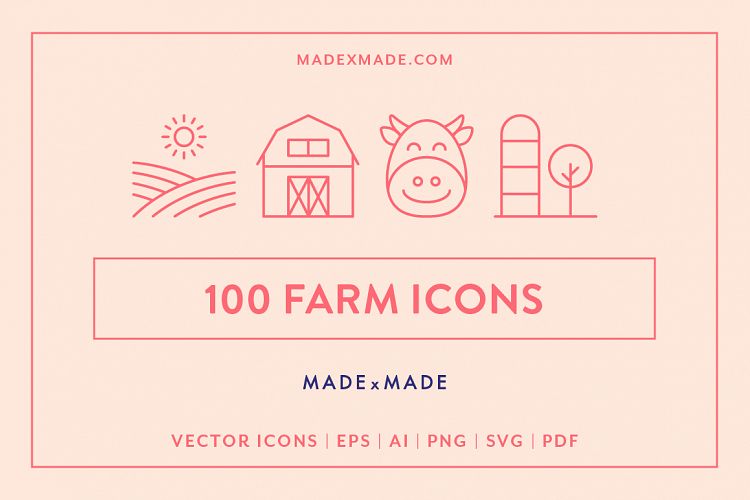 Line Icons - Farm