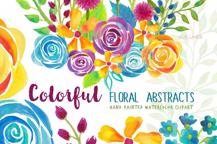 Colorful Flower Abstracts & Roses