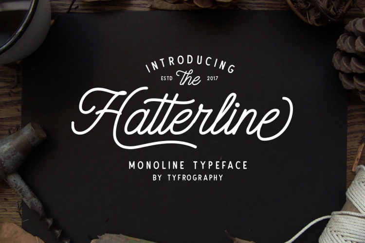 Hatterline Font + Sans