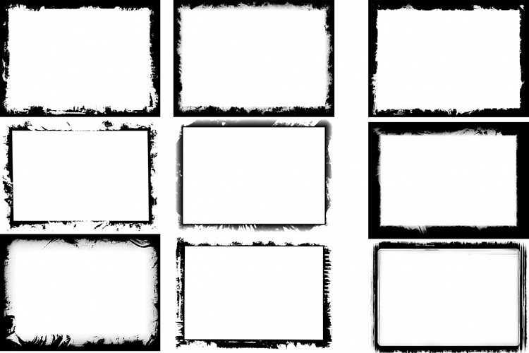 Grunge frame backgrounds