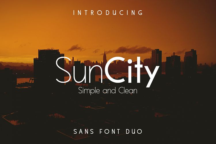 Sun City - Font Duo
