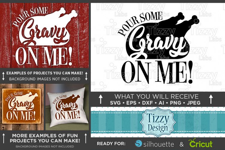 Pour Some Gravy on Me - Thanksgiving Svg - 6019