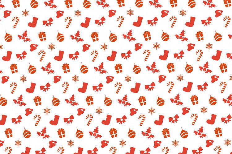 Merry Christmas   New Year elements pattern