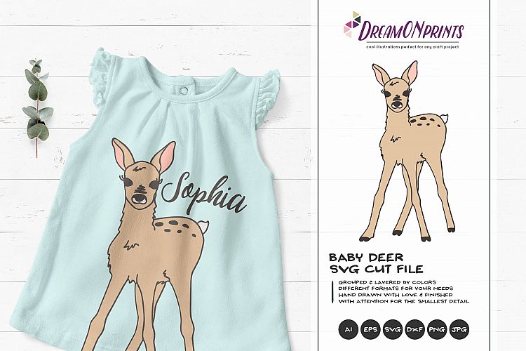 Download Fawn SVG Cut Files - Baby Deer SVG