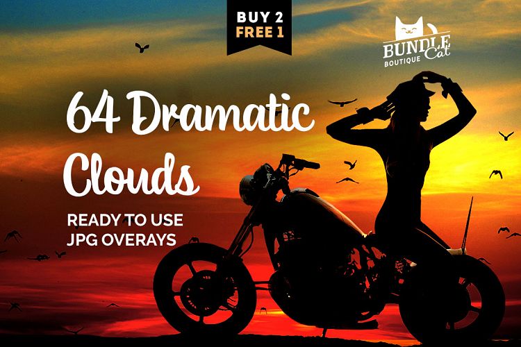 64 Dramatic Sky Overlays