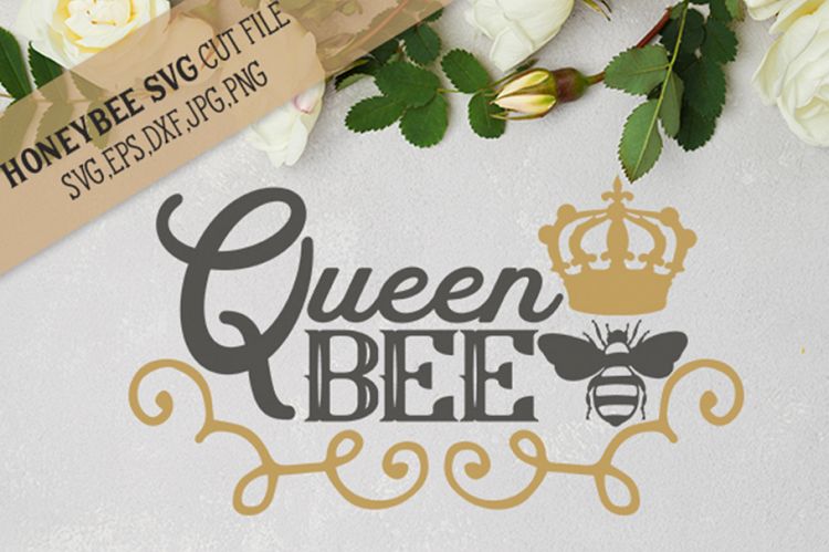 Queen Bee SVG Cut File