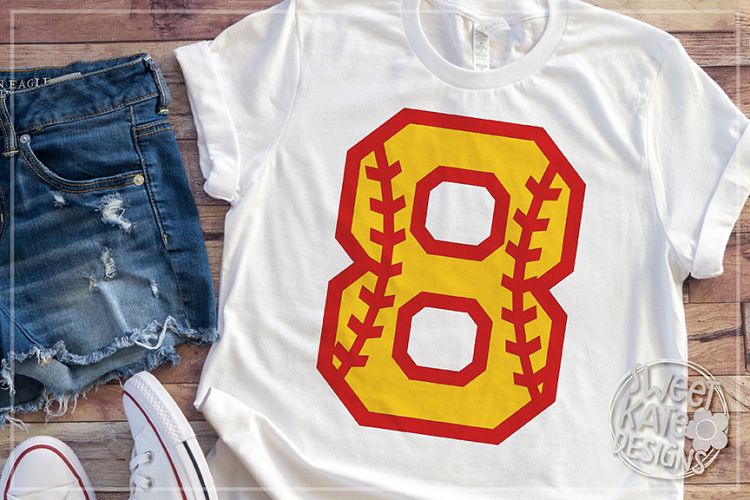 Softball Numbers 0-9 SVG DXF EPS PNG JPG