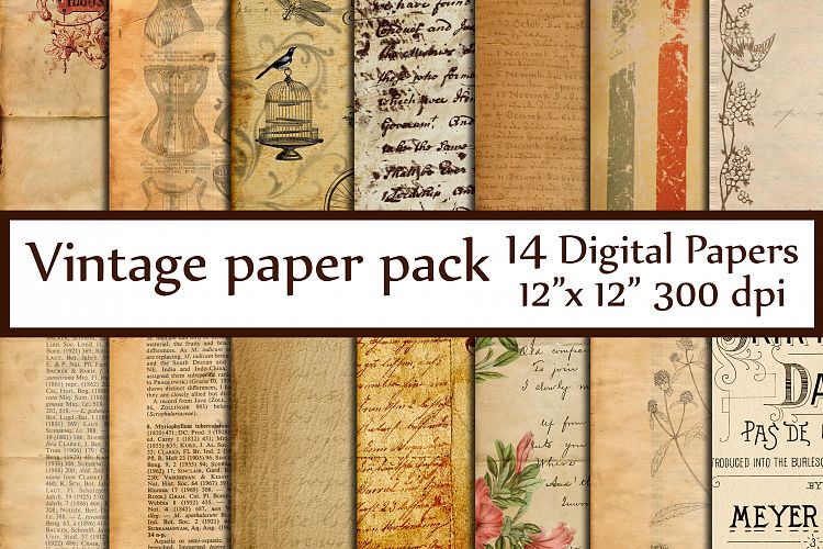 Antique Digital Papers