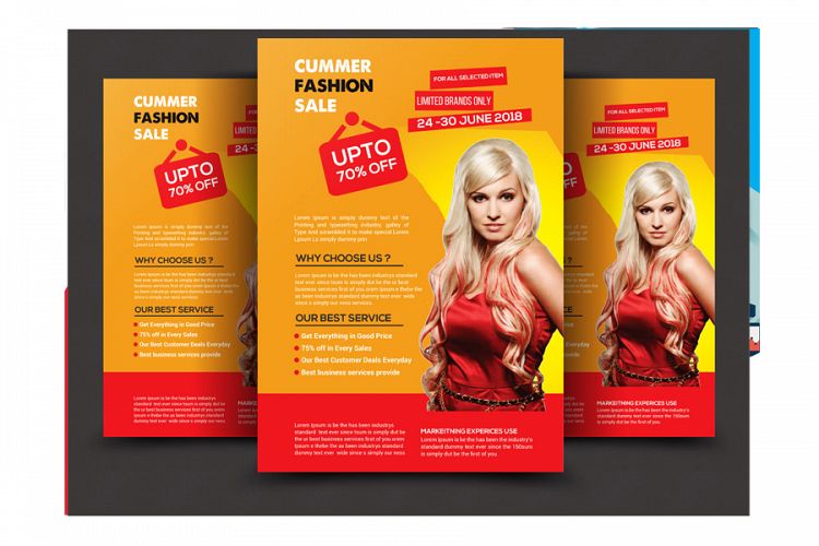 Summer Fashion Sale Flyer