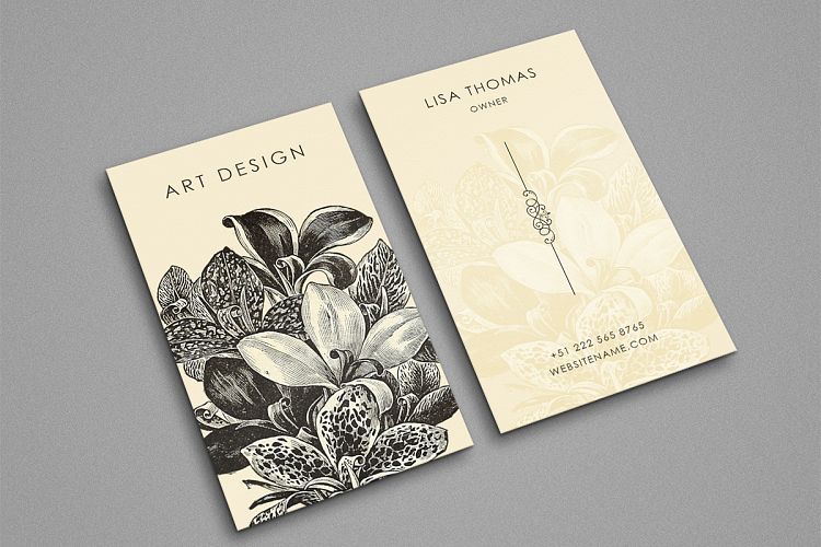 Beautiful creative art business Card