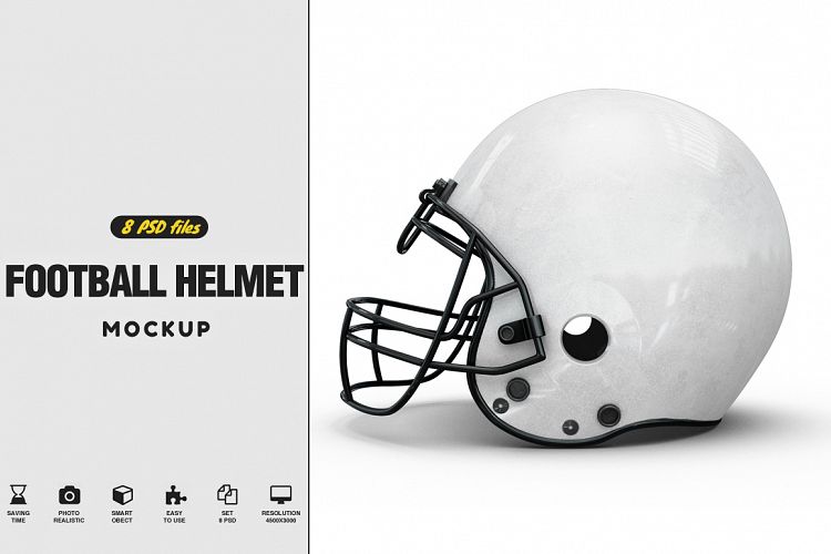 Football Helmet Mockup 