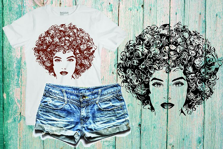 Black woman svg Natural Hair Svg Afro svg, black woman 140SV