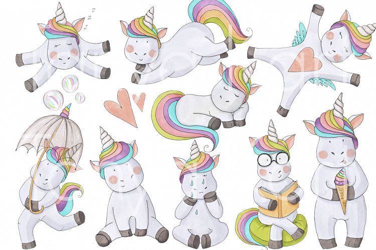 Cute Unicorns Collection