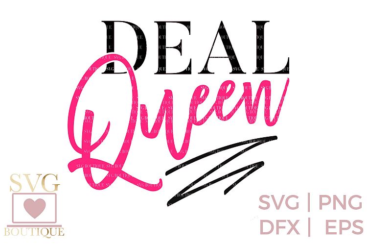 Black Friday SVG PNG DFX - Deal Queen - Crafting File