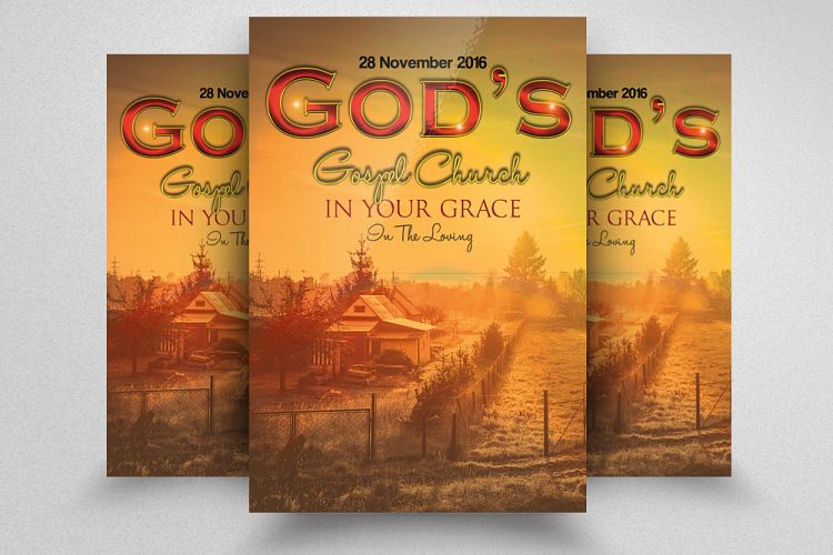 Grace Of God Church Flyer