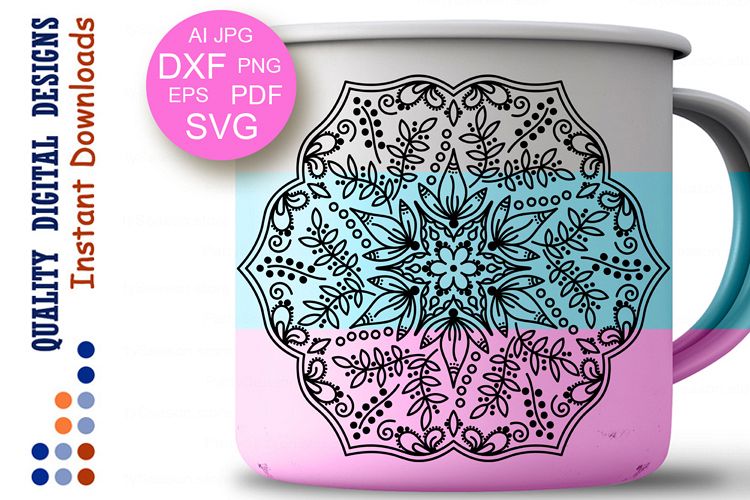 Lace mandala svg Mandala clip art Floral Svg files