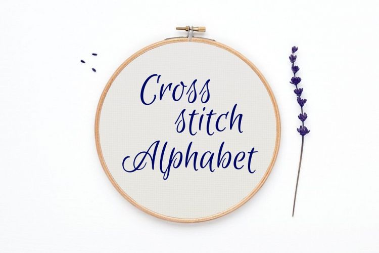 Cross Stitch Alphabet Pattern (Alph6)