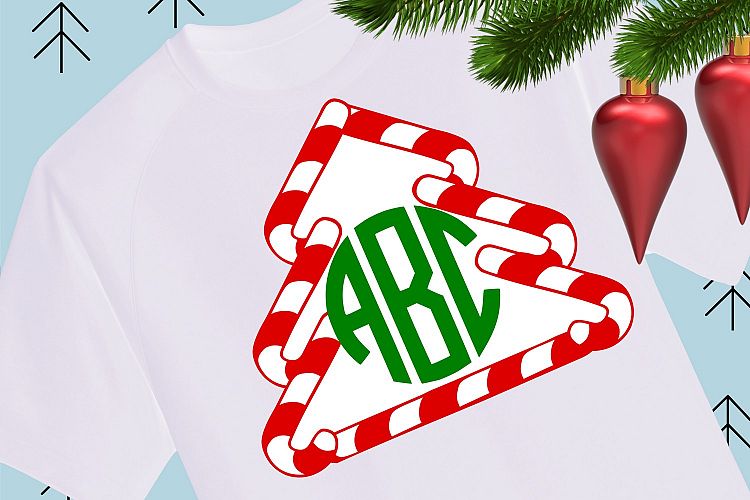 Christmas Tree Candy Cane svg png dxf eps