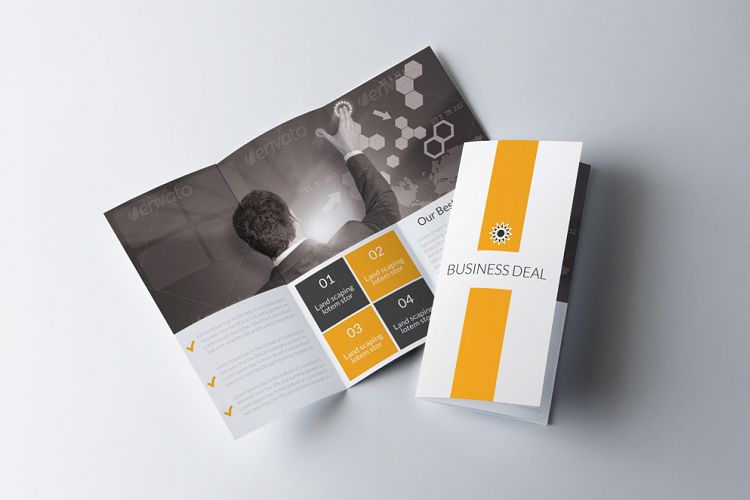 Multiuse Business Trifold Brochure Template