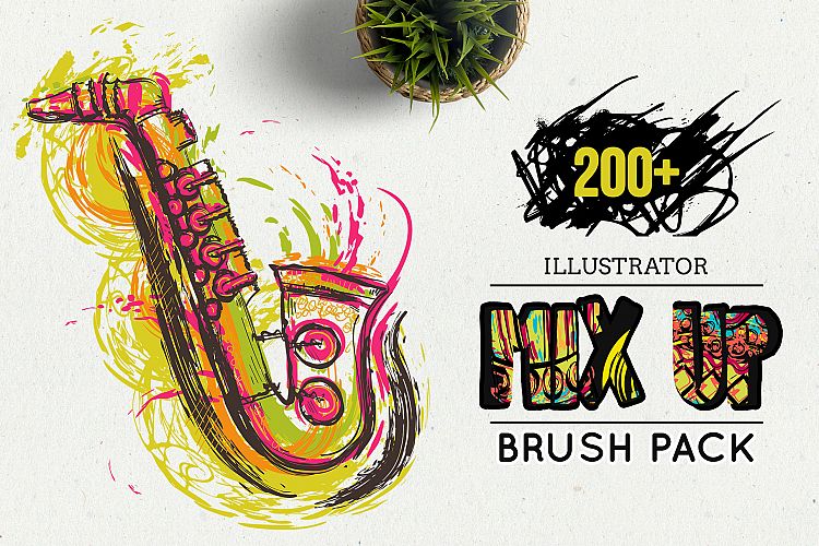 Illustrator grunge brushes