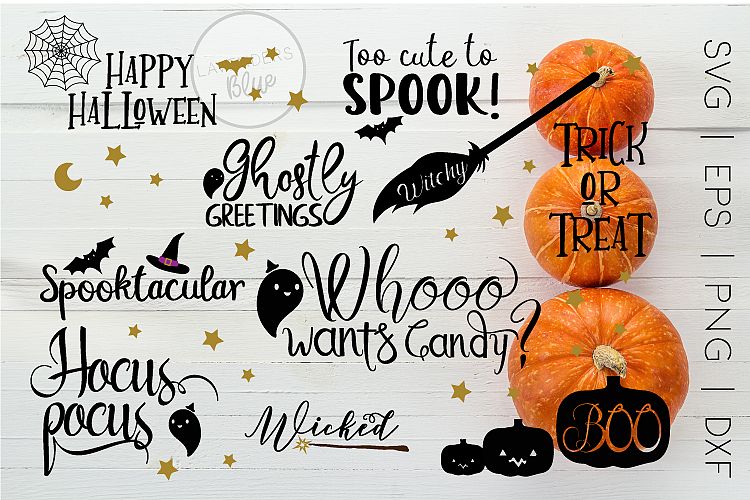 Halloween SVG Bundle Vol 1 | 10 Designs eps|svg|dxf|pnf