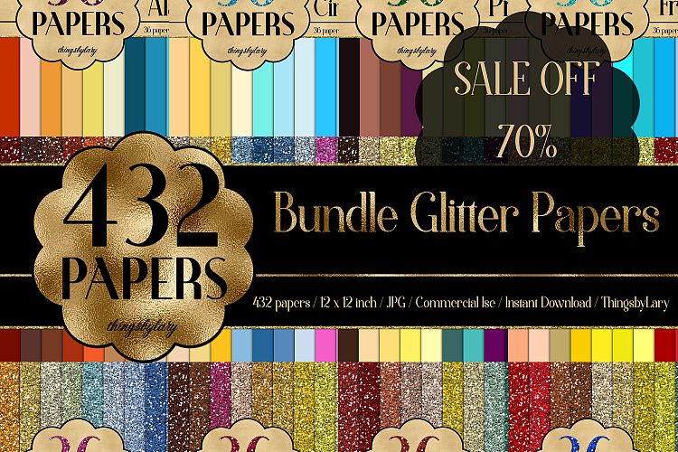 SALE OFF 432 Glitter Digital Paper, Princess Kid Party Paper