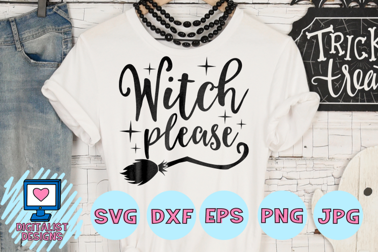 halloween, witch please, broom, svg