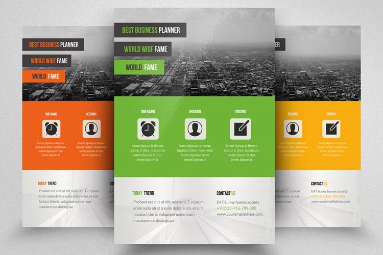 Business Industry Flyer Psd