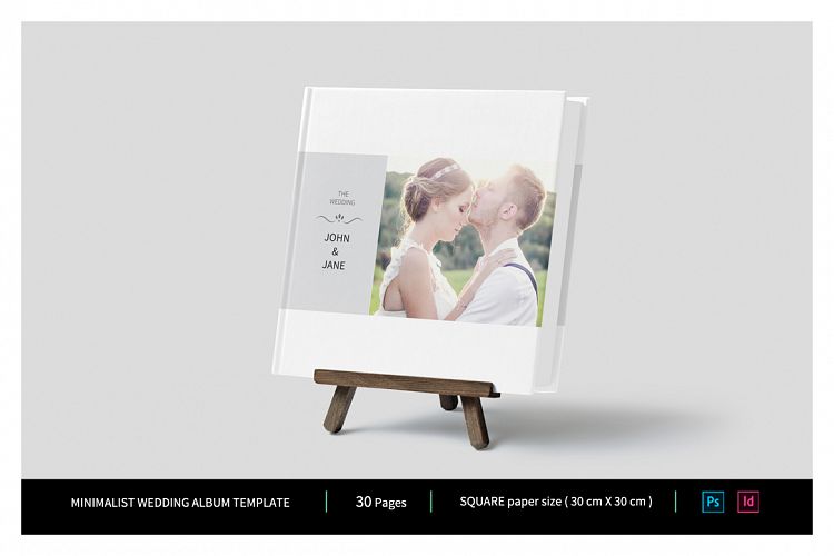 Minimalist Wedding Album Template