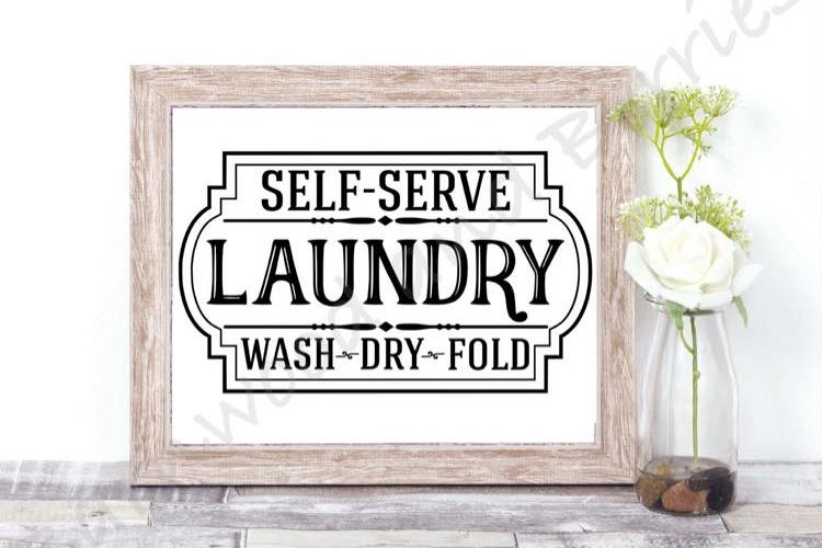 Self-Serve Laundry SVG
