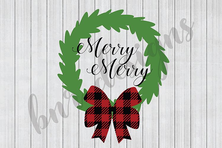 Christmas SVG,Wreath SVG, SVG Files, DXF Files