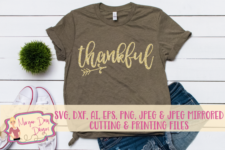 Thankful SVG, DXF, AI, EPS, PNG, JPEG