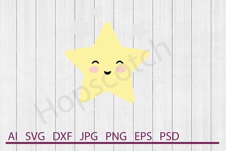 Star SVG, DXF File, Cuttable File