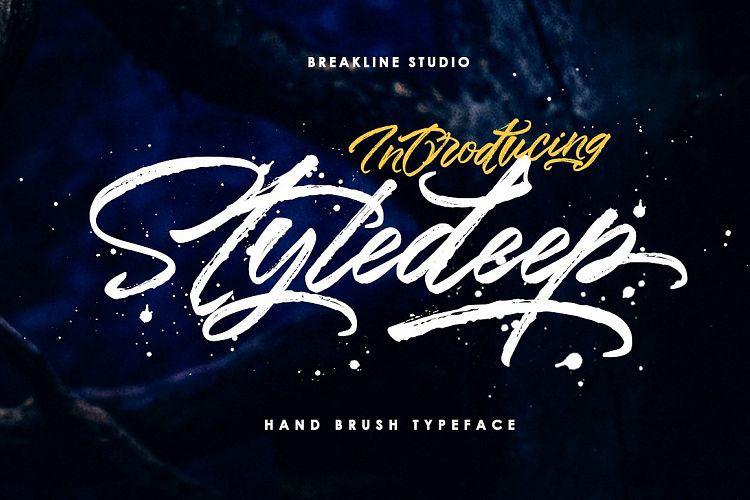 Styledeep Brush Typeface