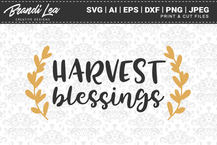 Harvest Blessings SVG Cutting Files