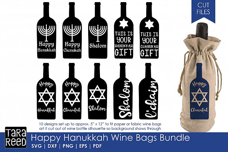 Hanukkah Wine Bag Bundle