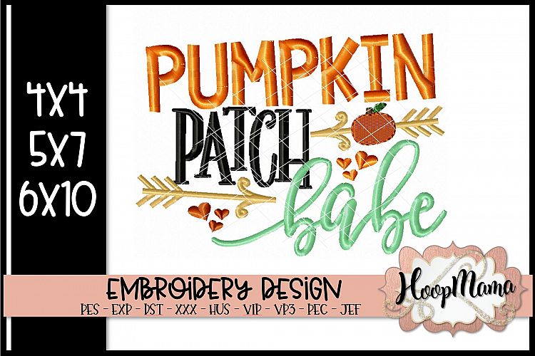 Pumpkin Patch Babe - Thanksgiving Embroi