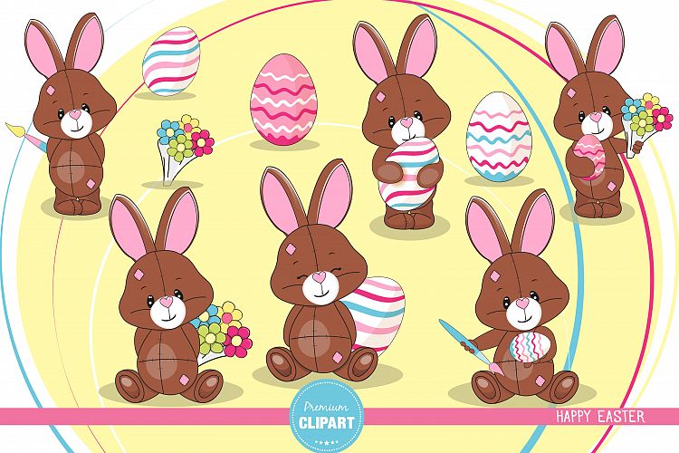 Easter bunny  illustrations, Easter graphics