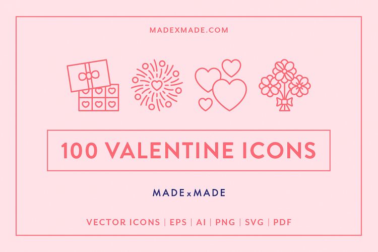 Line Icons – Valentines 