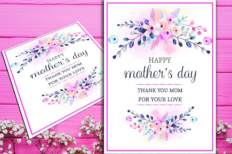 Floral Mothers Day Greeting Card